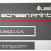 Illusion Screen Co. Card